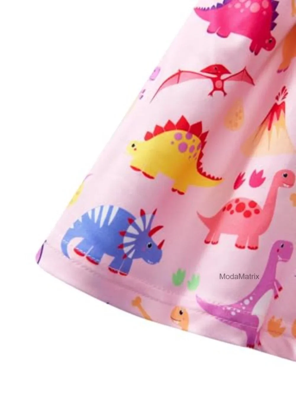 Toddler Girl Flutter Sleeve Summer Dress Kids Casual Sundress 100% Polyester